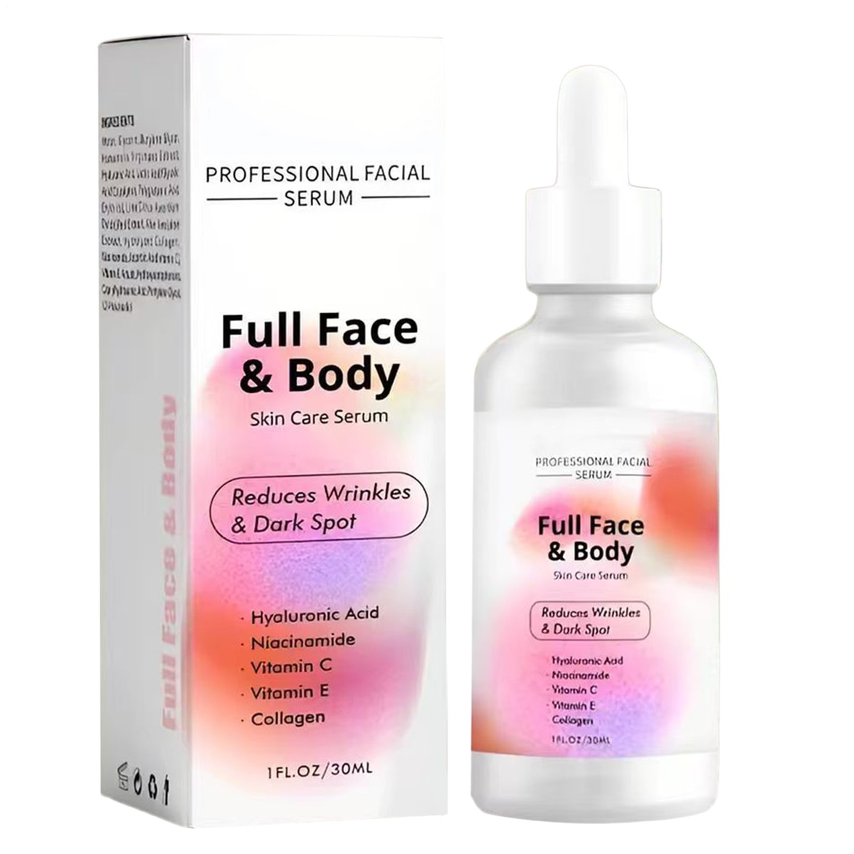 Finones Skin Vitamin Serum For Face And Body 5 In 1 Anti Wrinkle Firming 30ml