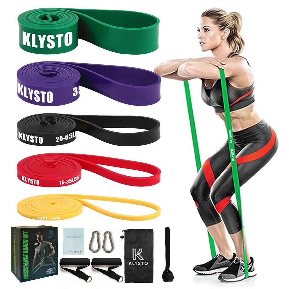 Klysto Resistance Bands Set – Heavy-Duty Exercise Bands for Full-Body Strength