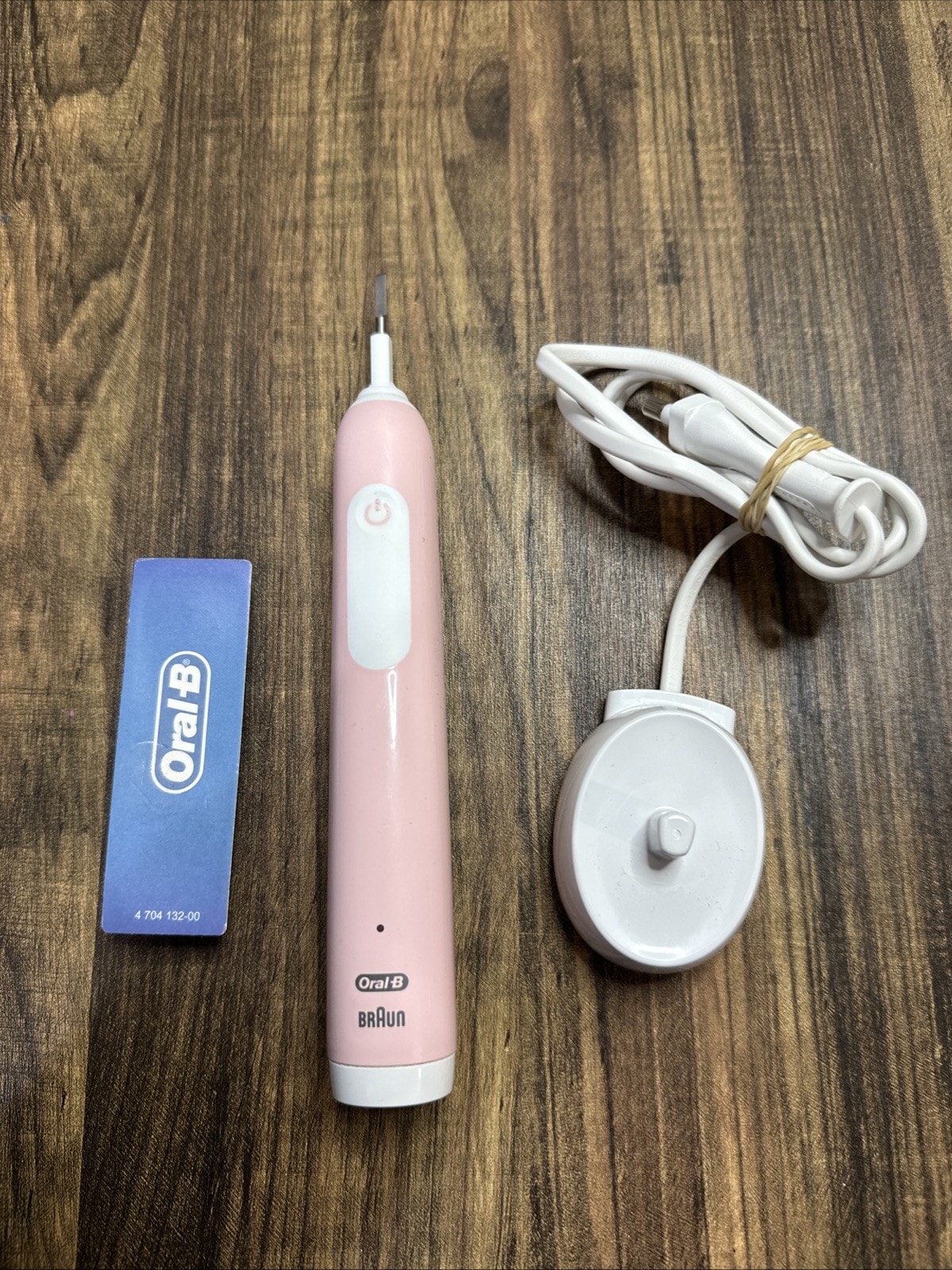 Oral-B Pro Cross Action Electric Rechargeable Toothbrush Pink USED