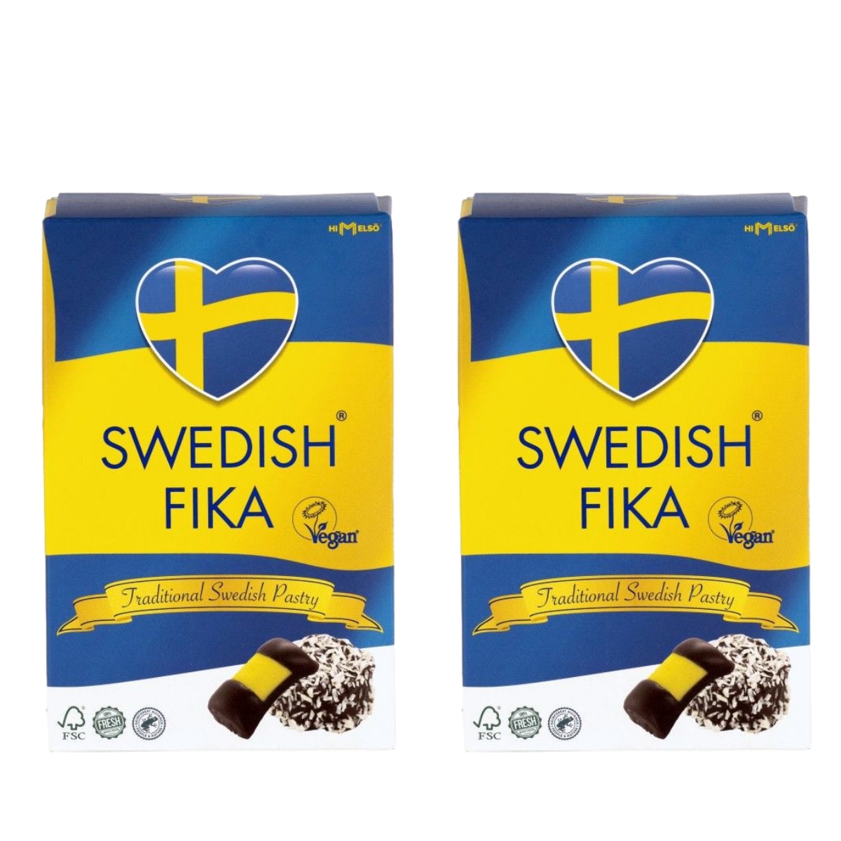 2-Pack Swedish Fika® Original Pastry Box | 2x 300g ☕ Authentic Swedish Fika