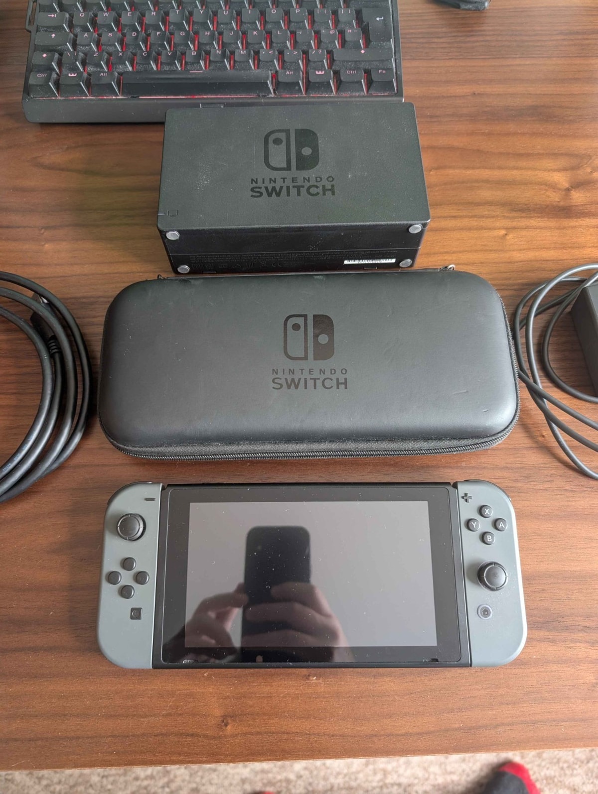 Nintendo Switch HAC-001 Handheld Console - 32GB - Grey Joy-Con Controllers