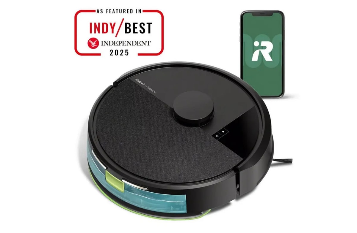 iRobot ROOMBA 105 Combo Robot Vacuum Cleaner With Mop And App Control, Black