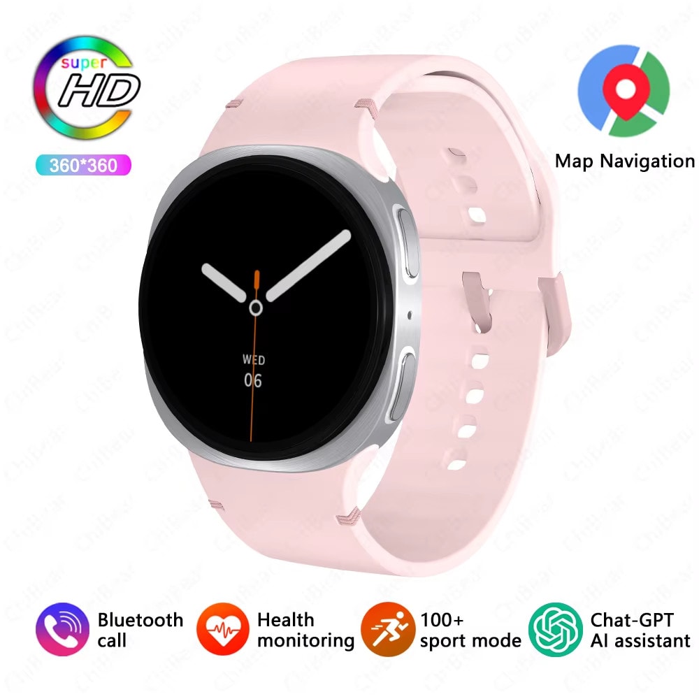 2025 GPS Smartwatch for Men Women NFC Compass Sports Call Bluetooth AMOLED