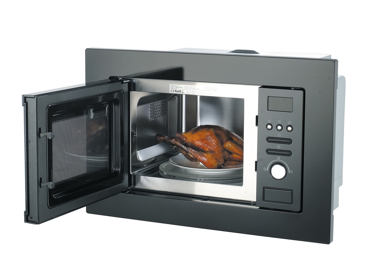 SMAD Built-in Microwave Oven 800W with Grill 20L 8 Auto Menus LED Display