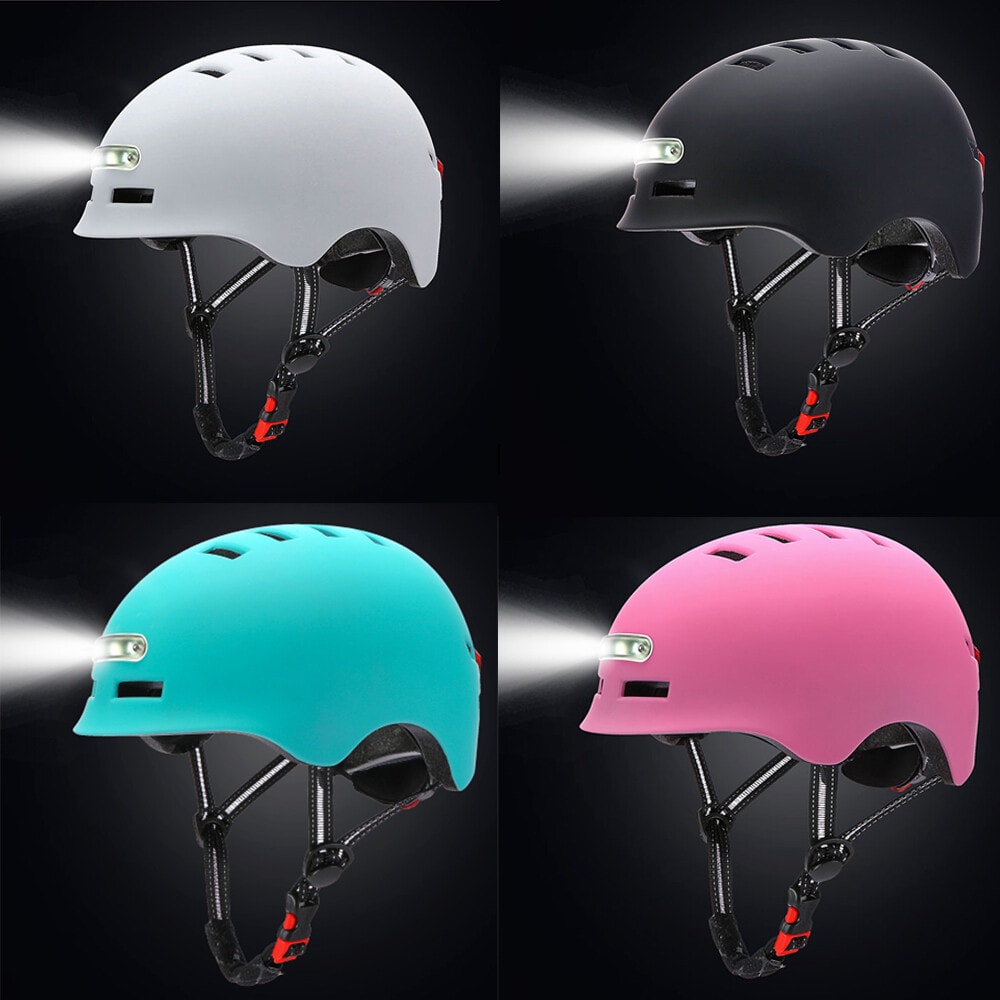 L/XL Bicycle Bike Helmet LED USB Light Safety MTB Road Cycling Motorcycles