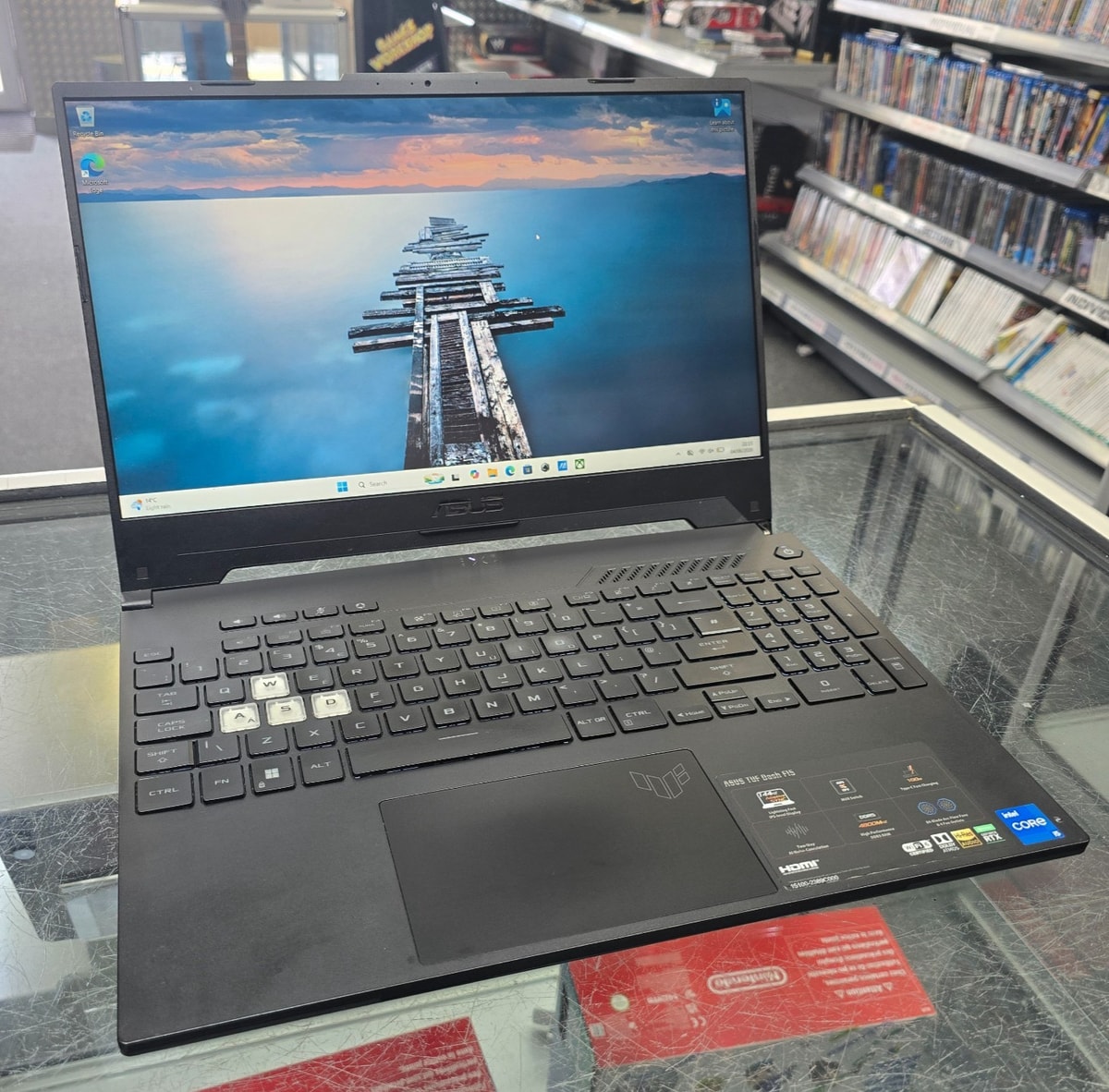 ASUS TUF DASH F15 15.6IN i5 12TH GEN 16GB RAM 512GB GEFORCE RTX 3050 TI LAPTOP