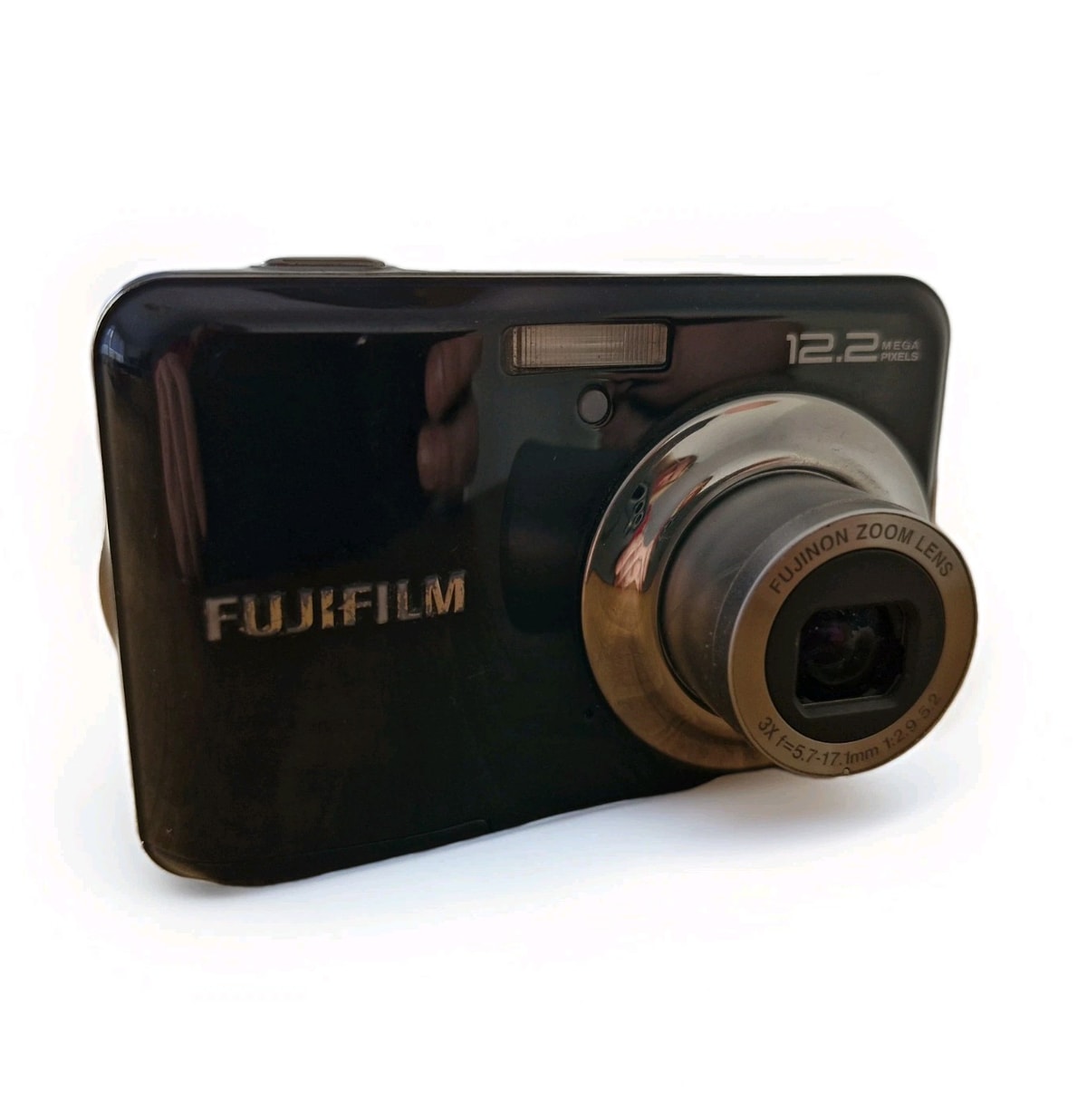 Working FujiFilm FinePix A235 12.2MP Digital compact camera.- BLACK