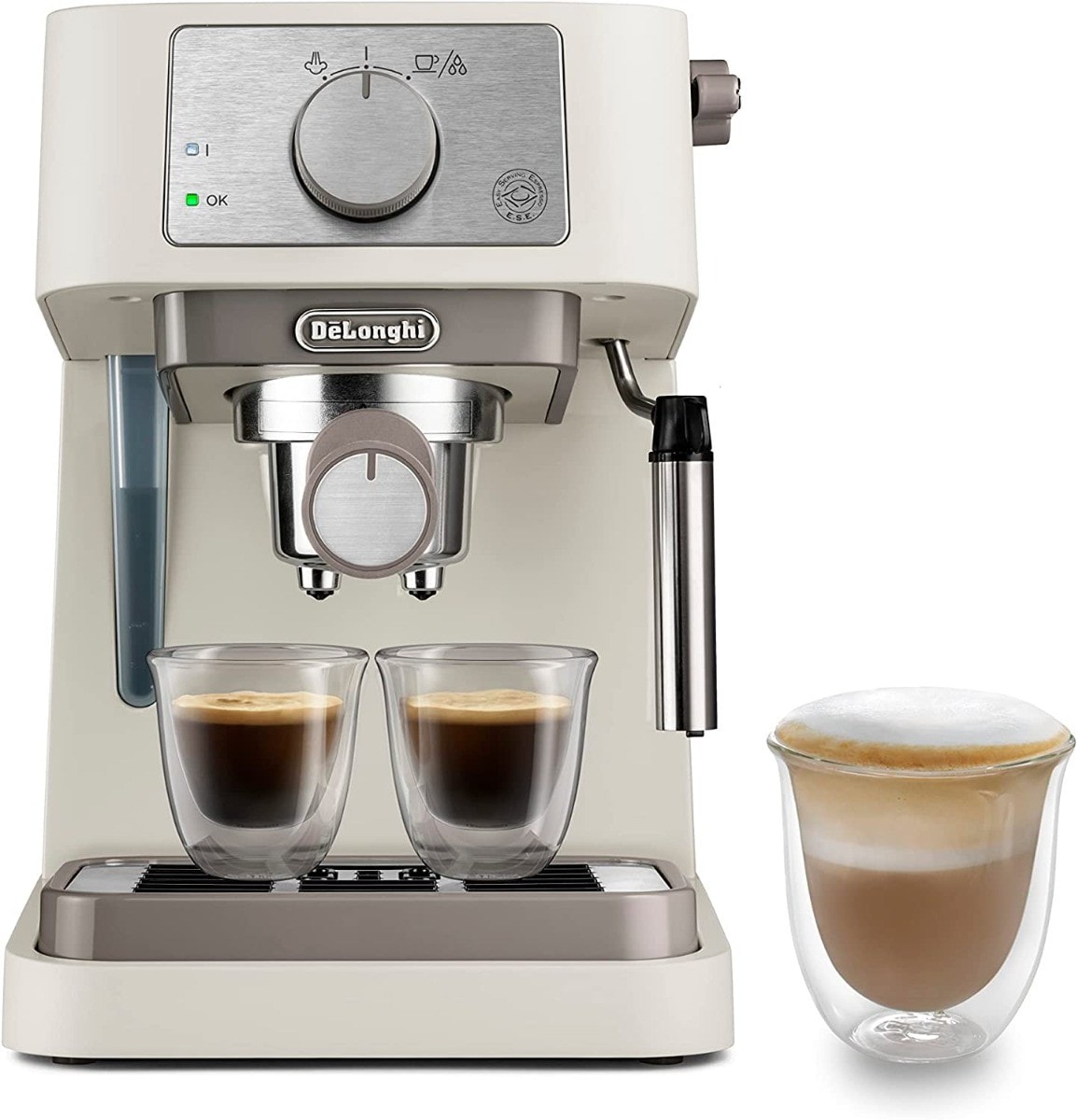 De'Longhi EC260.CR Manual Coffee Machine Espresso Maker Stilosa 1L 1100w Cream
