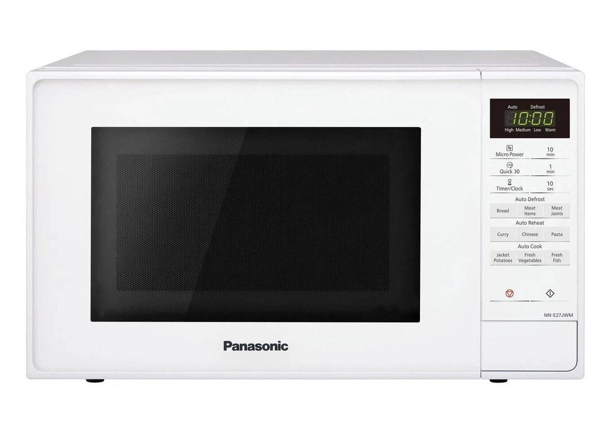 Panasonic 800W Standard 20L Microwave Oven, Auto Program, NN-E27JWMBPQ - WHITE