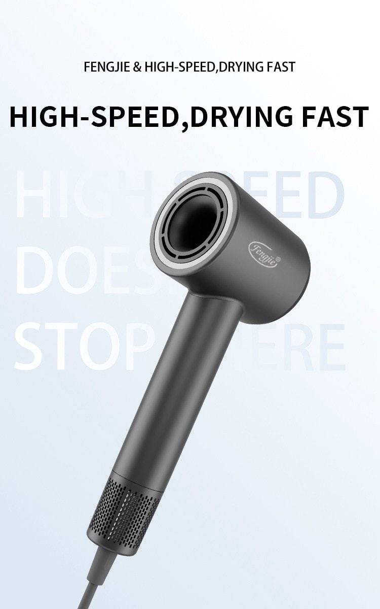 Creade F1 High Performance Hair Dryer Magnetic Tip 1,600 W Grey, 240v