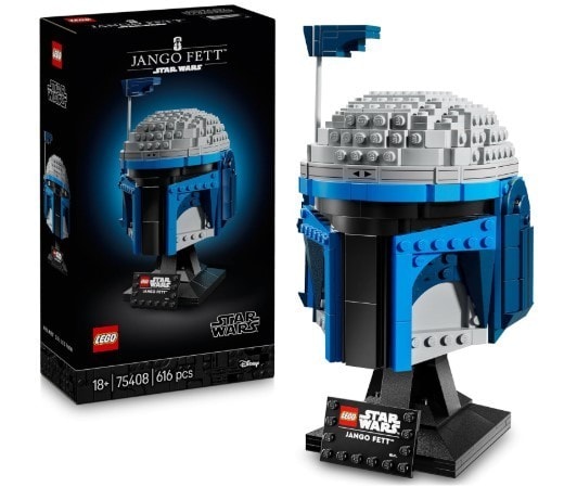 LEGO Star Wars 75408 Jango Fett Helmet Mandalorian Model Kit for Adults - New ✅