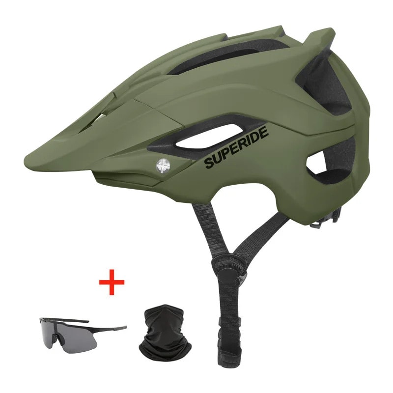 MTB DH Bicycle Helmet In Mold Anti Impact Mountain Bike Sports Men Women Riding