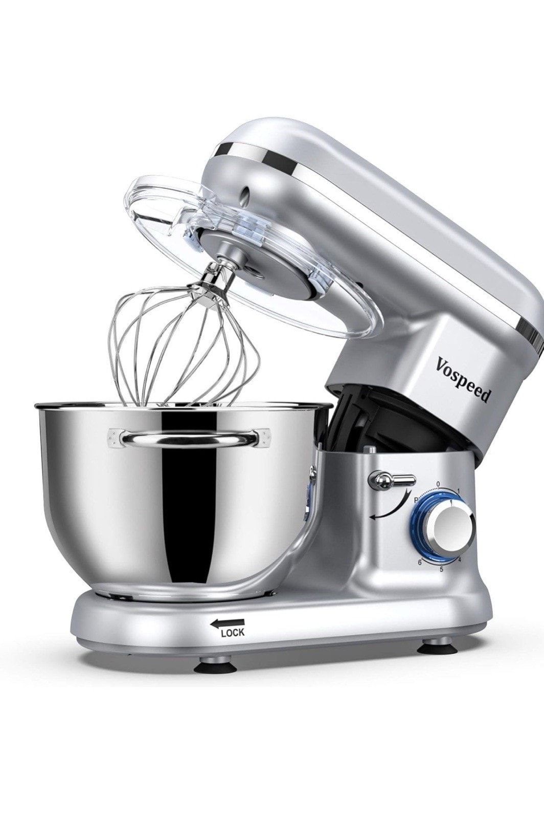 Powerful Kitchen Mixer with Large Bowl, Multiple Attachments & Easy Cleaning