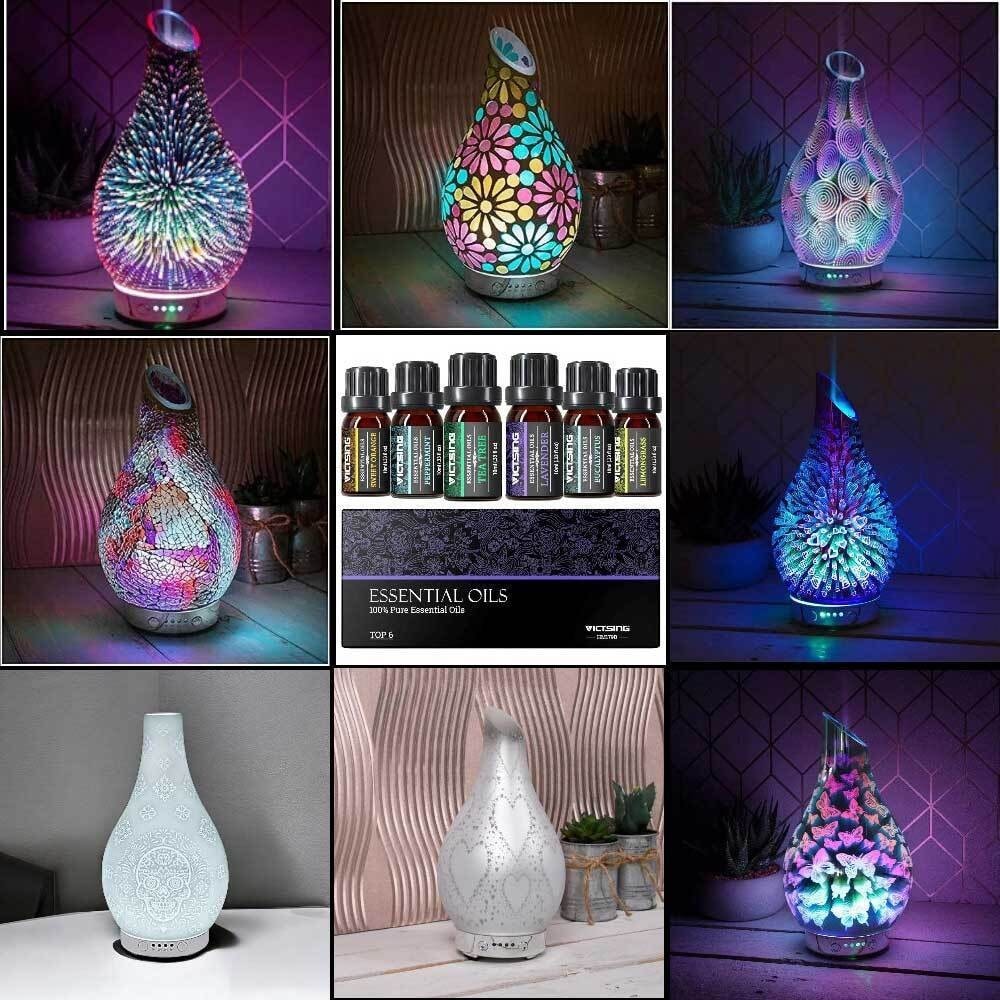 Aroma Humidifier Oil Diffuser Colour Changing Light - Choice