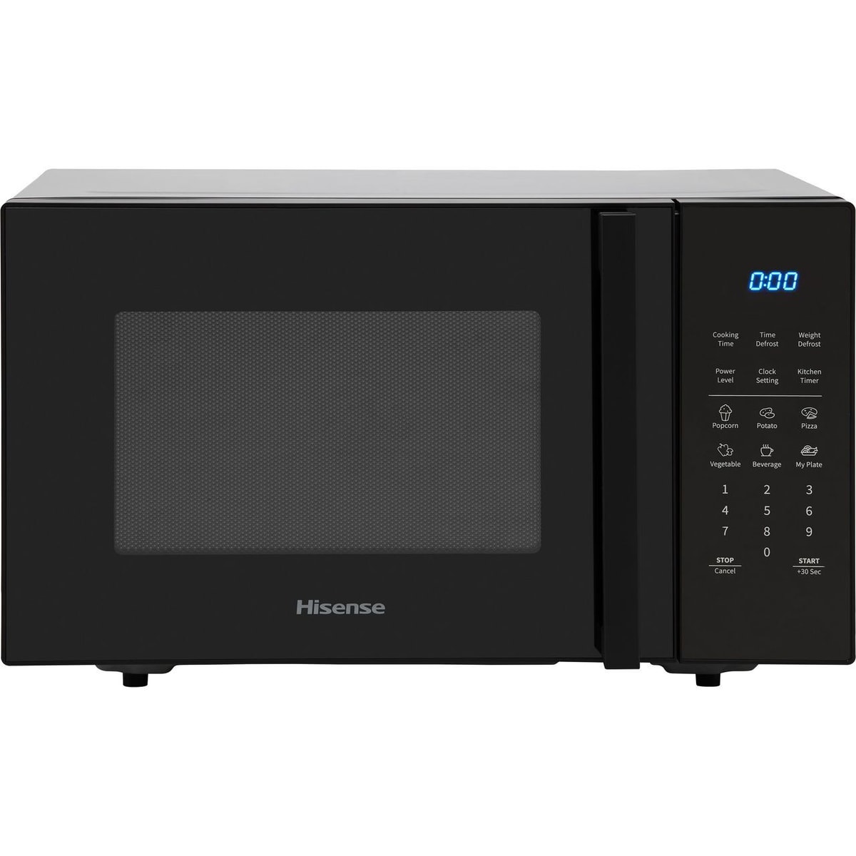 Hisense H25MOBS7HUK 900 Watt 25 Litres Free Standing Microwave Black