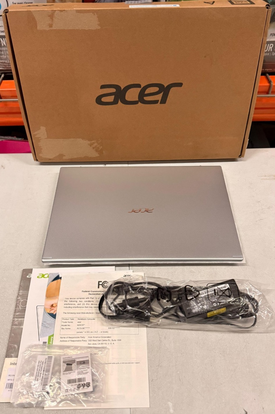 Acer Aspire 5 Slim 15.6" FHD IPS Laptop Intel i3-1115G4 Dual Core 4GB DDR4 128GB