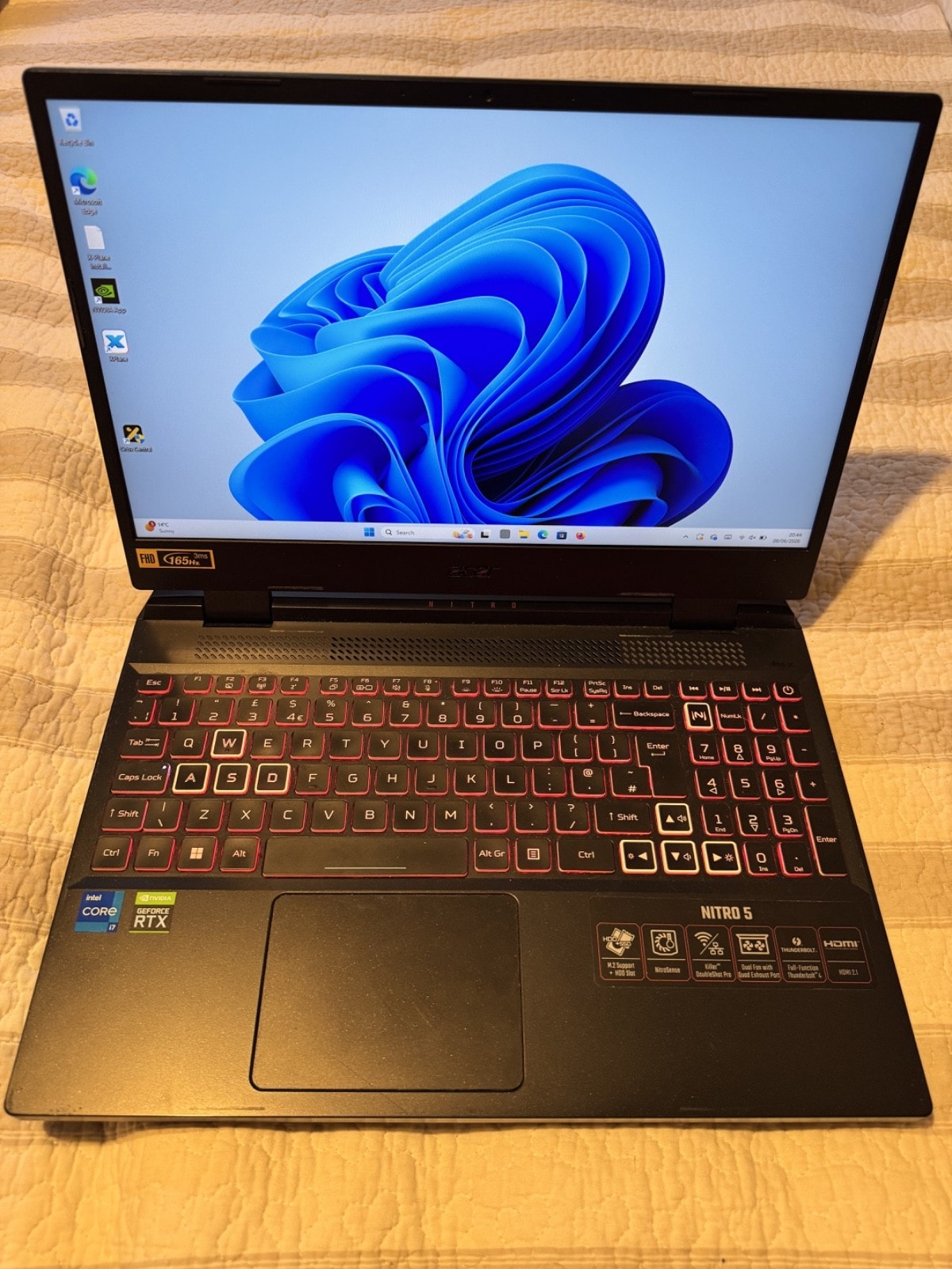 Acer Nitro 5 AN515-58 15.6" Gaming Laptop i7-12700H RTX 3070 Ti 16GB 1TB 165Hz