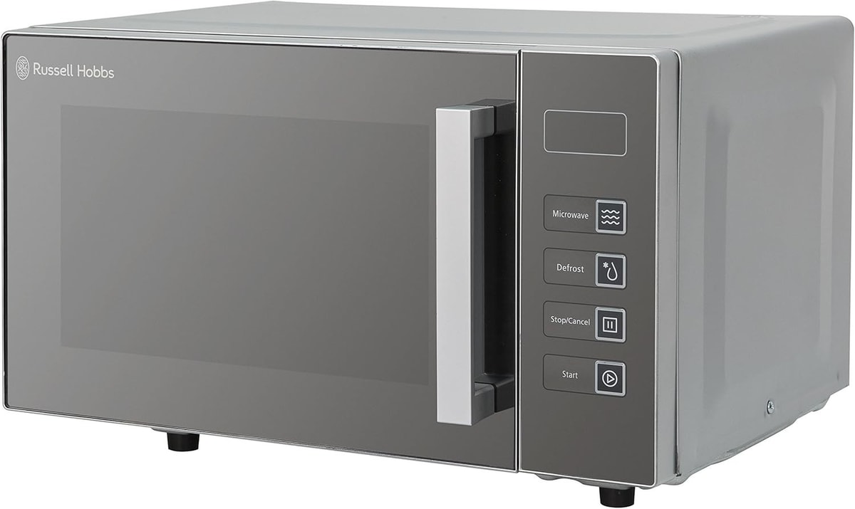 Russell Hobbs RHEM2301S 23L Easi Flatbed Digital 800w Solo Microwave Silver