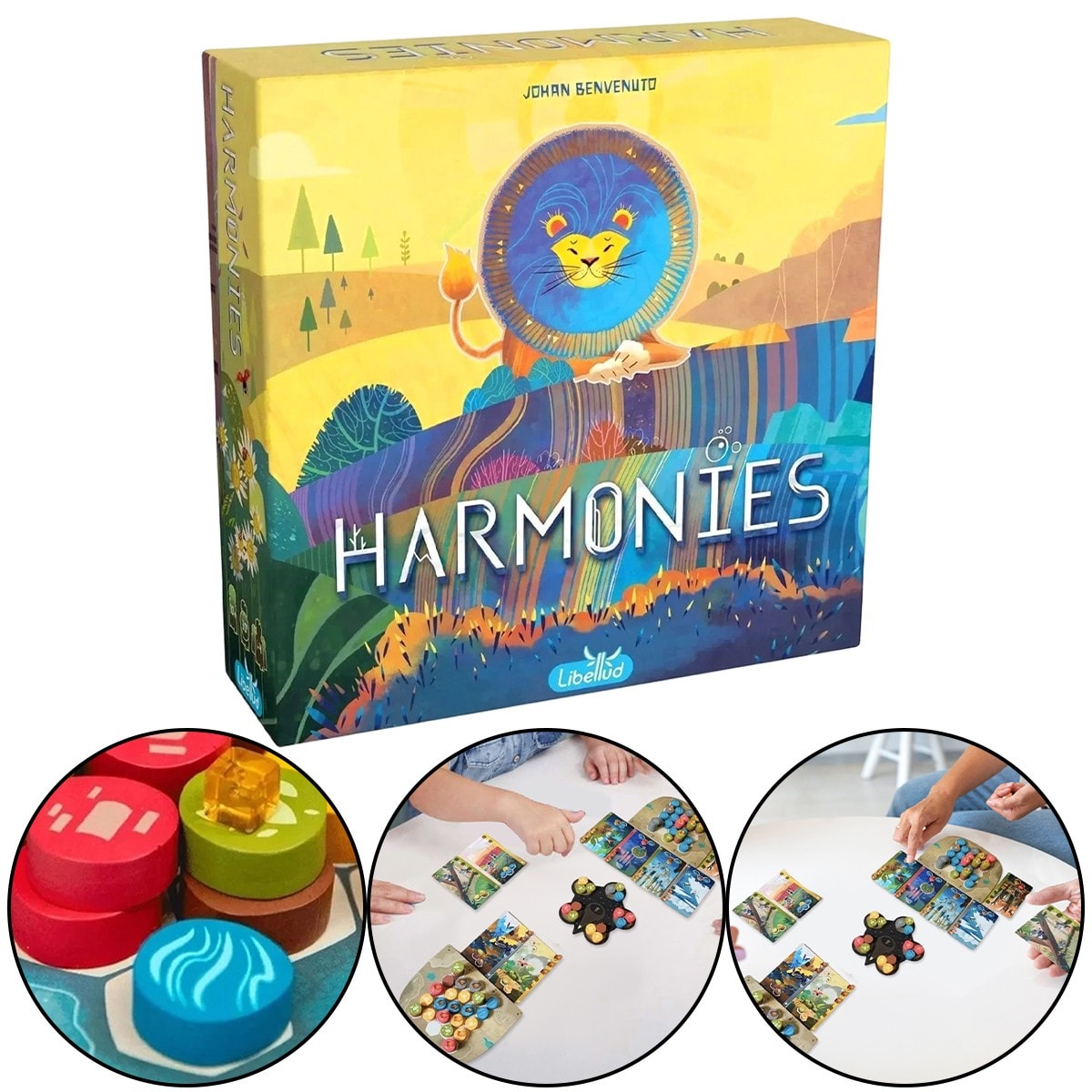 Libellud Harmonies | Board Game | 1-4 Players | 30 Mins | Ages 10+ Gifts