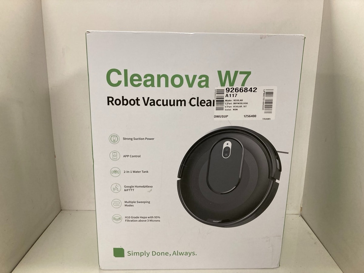 Cleanova W7 Robot Vacuum Cleaner with Mop 4500Pa Alexa App Control