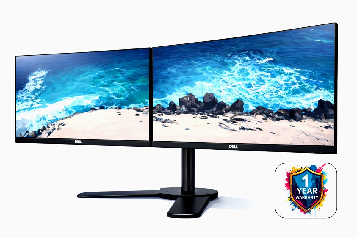 DUAL MONITOR 22" / 24" / 27" / 32" || CURVED / FLATSCREEN / FRAMELESS PC MONITOR
