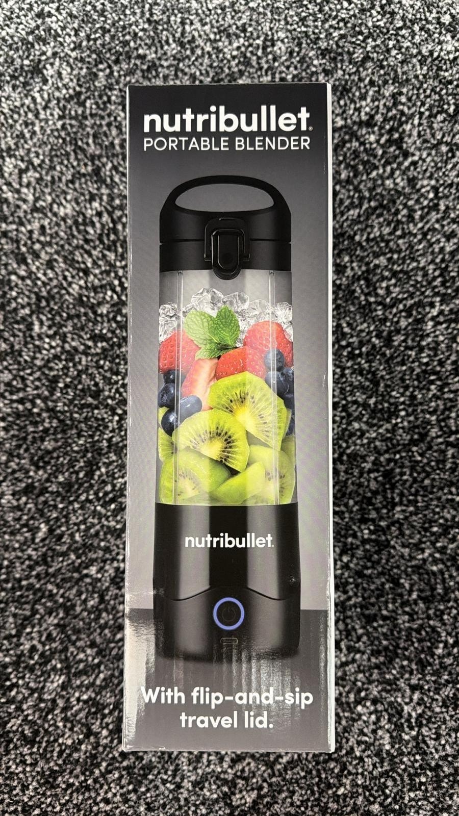 nutribullet Portable Blender - Black - Powerful Extractor Blade 475Ml Cup (6667)