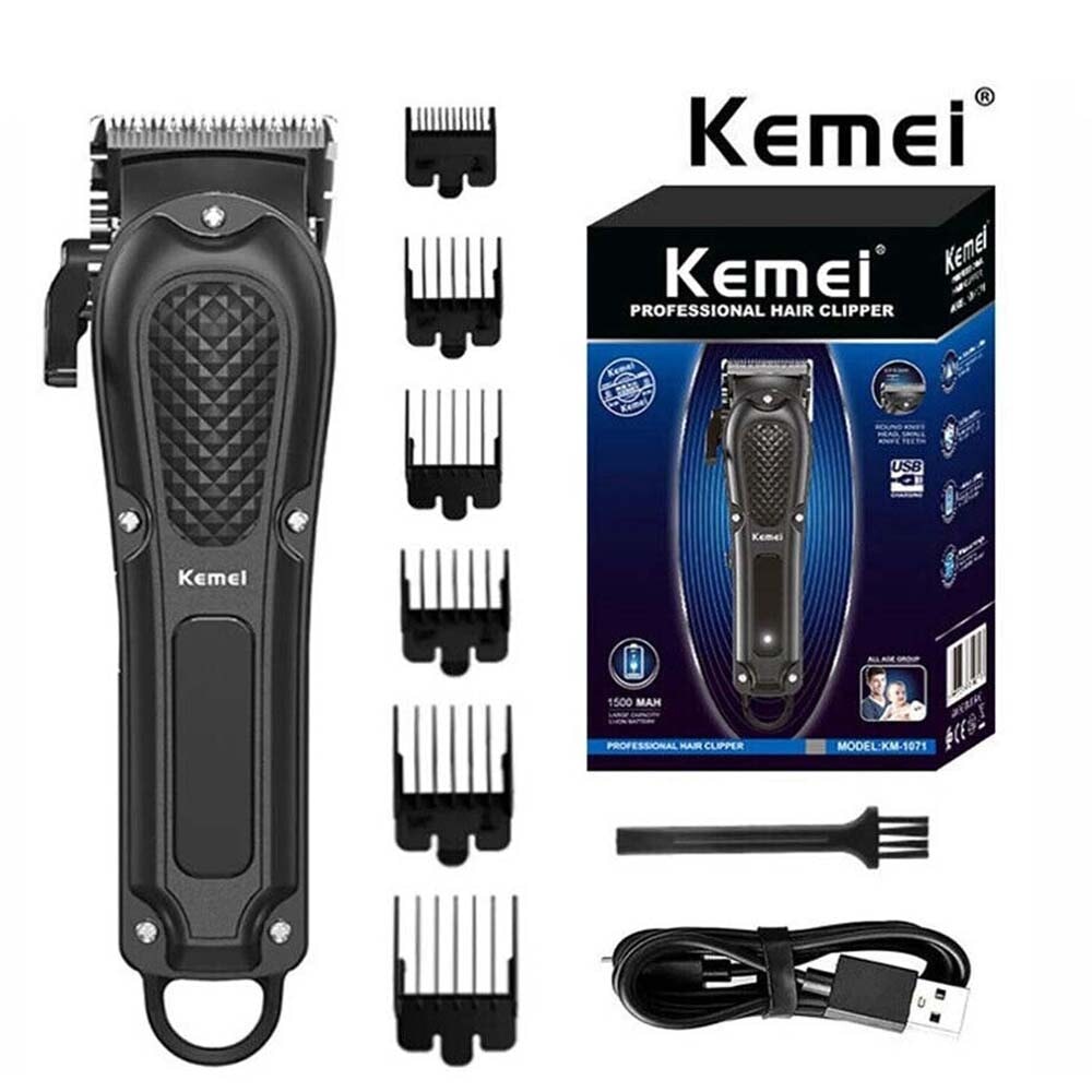 Kemei Professional Hair Clippers Cordless Trimmer Beard Cutting Machine Barber