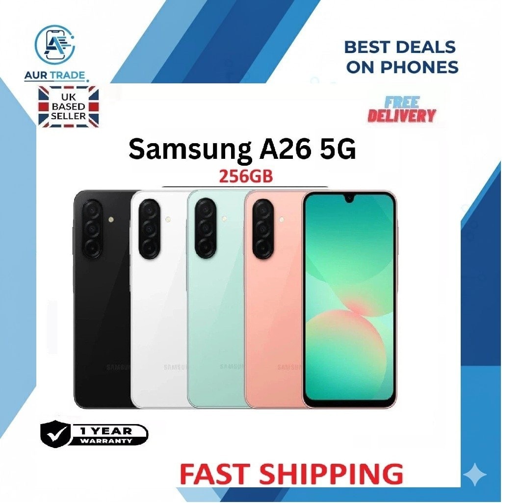 Samsung A26 5G 256GB 8GB RAM 6.7'' UNLOCKED SMART PHONE New Sealed