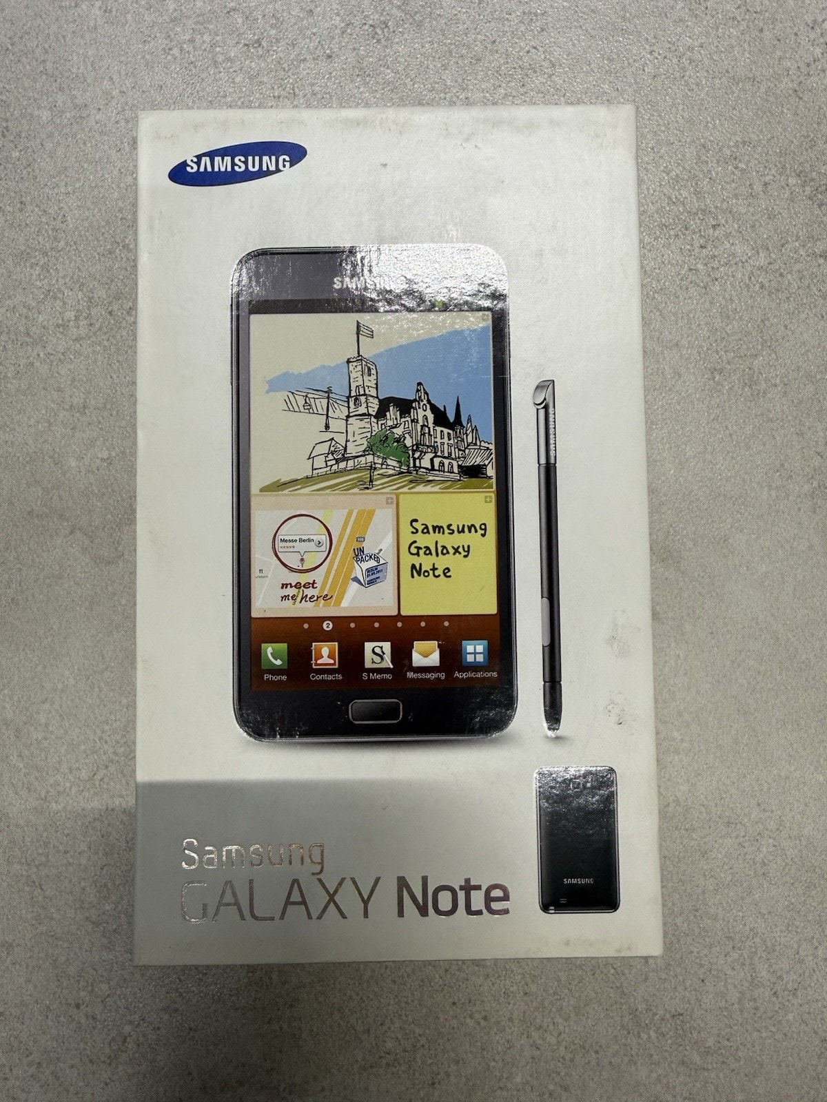 Samsung Galaxy Note GT-N7000 - 16GB - Carbon Blue - Unlocked - UK Version - NEW
