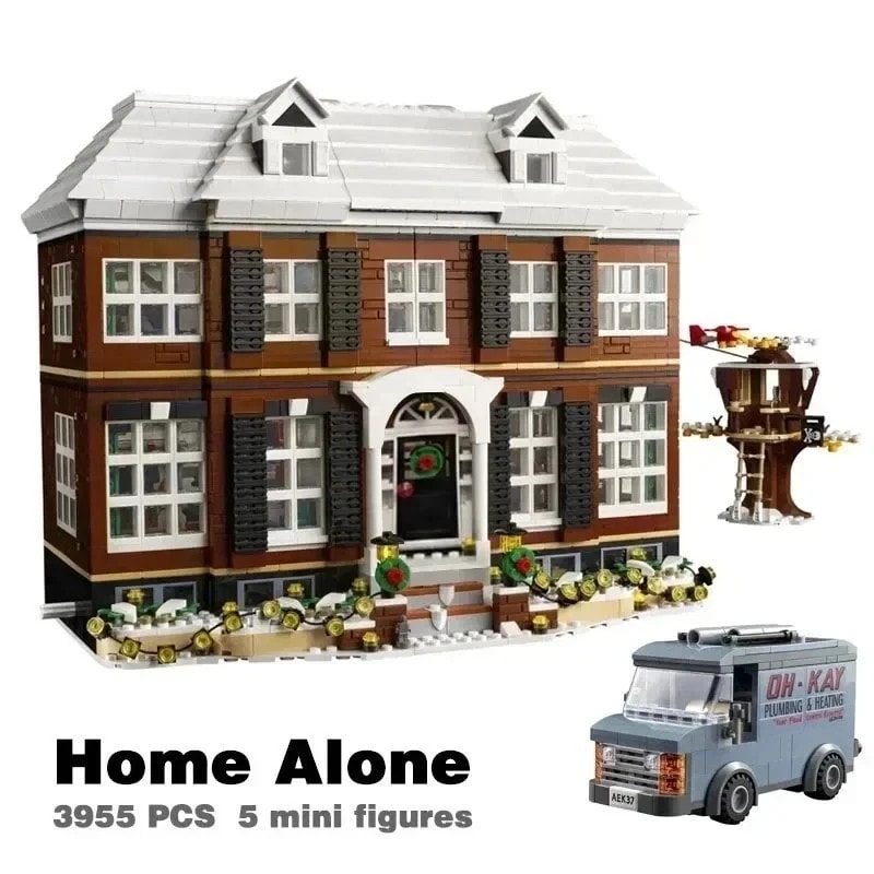 Ideas Home Alone House 21330 3955ps ⭐Brand New | w/5 Figures,Stickers & Manual⭐