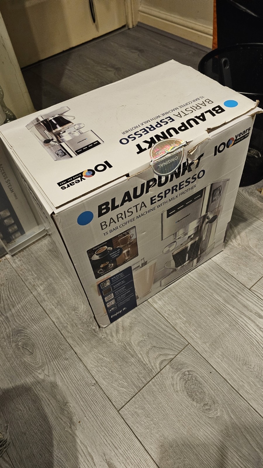 Blaupunkt Barista Espresso 15 Bar Coffee Machine Milk Frother At Home 1.2 Litre