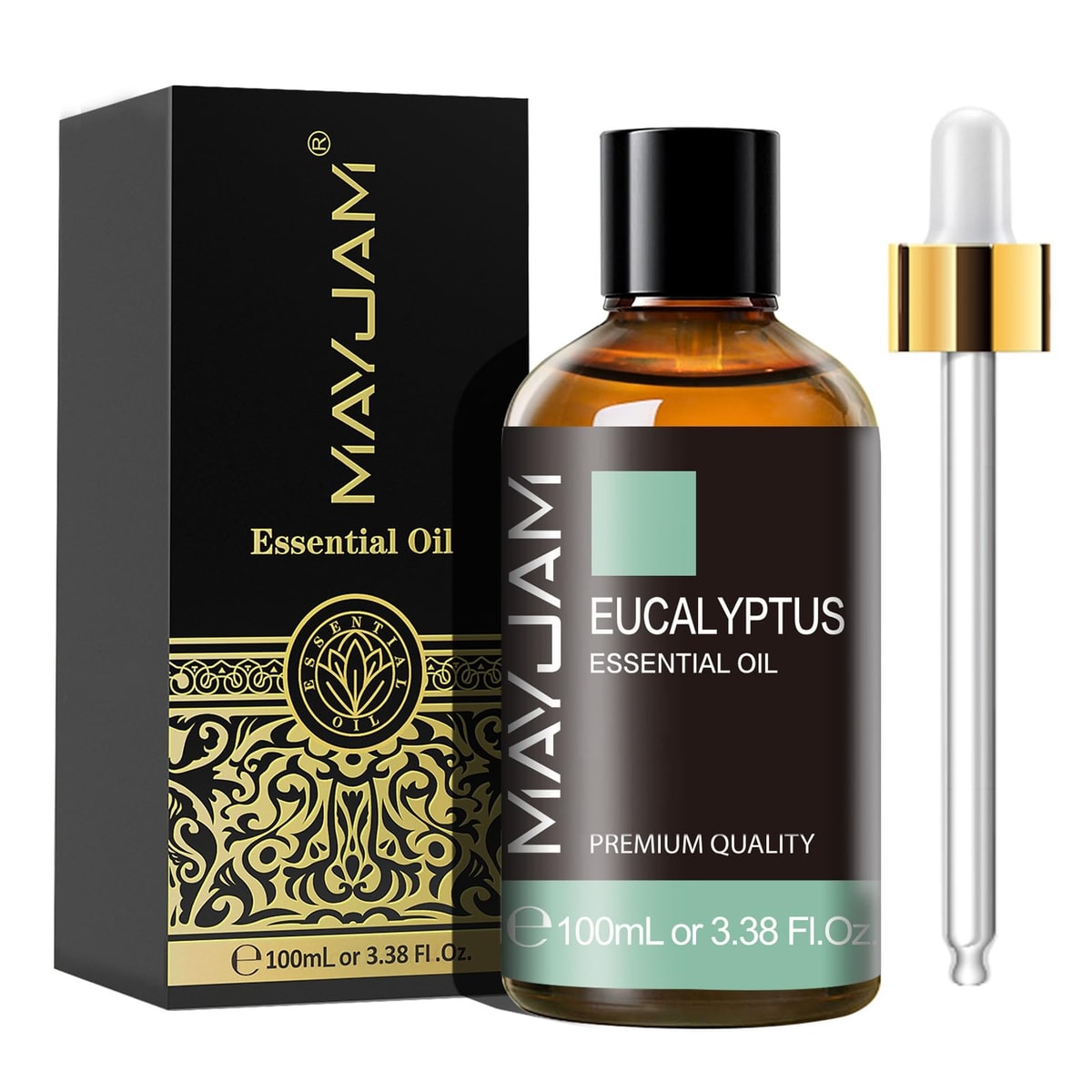 MAYJAM Eucalyptus Essential Oils 100ML, Eucalyptus Oil for Diffuser, Humidifier,