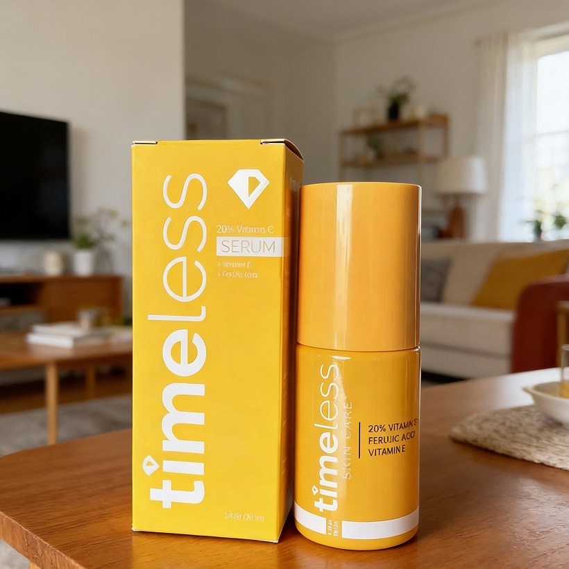 Timeless 20% Vitamin C Face Serum for Skin Brightening, Dark Spot & Blemish 30ml