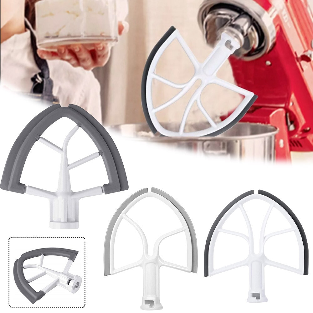 Kitchen Tilt-Head Flex Edge Beater Attachments Stand Mixer Paddle Scraper UK