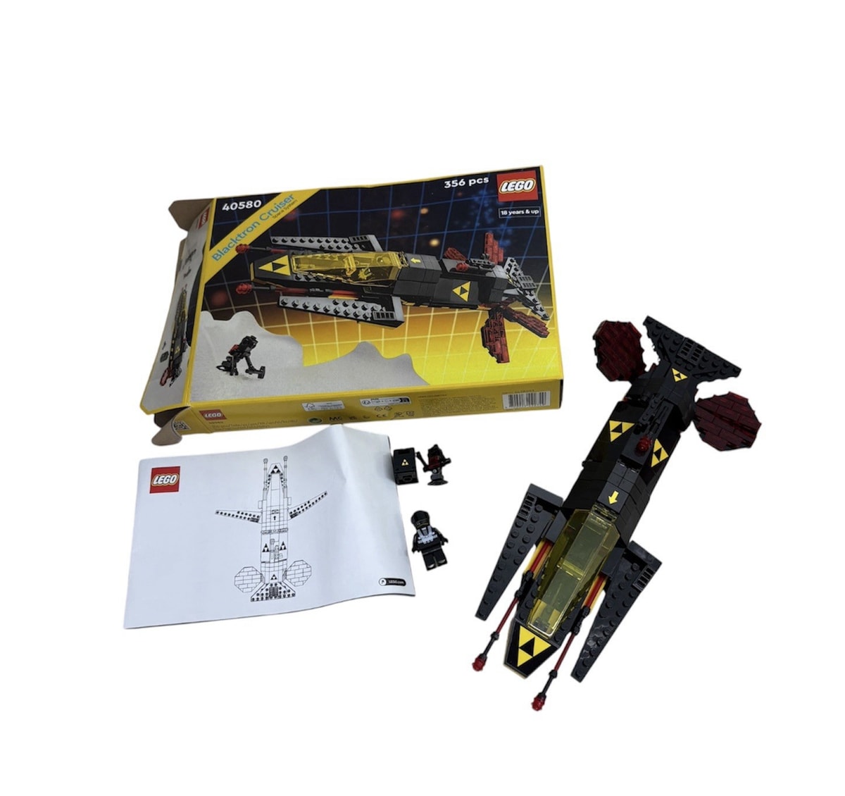 LEGO Icons: Blacktron Cruiser 40580 (100% complete)