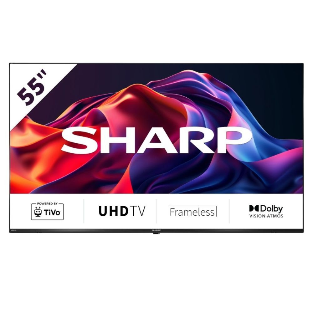 Sharp 55GK4145K 4K Ultra HD 60Hz Frameless 55'' Smart LED TV - {Missing Items}