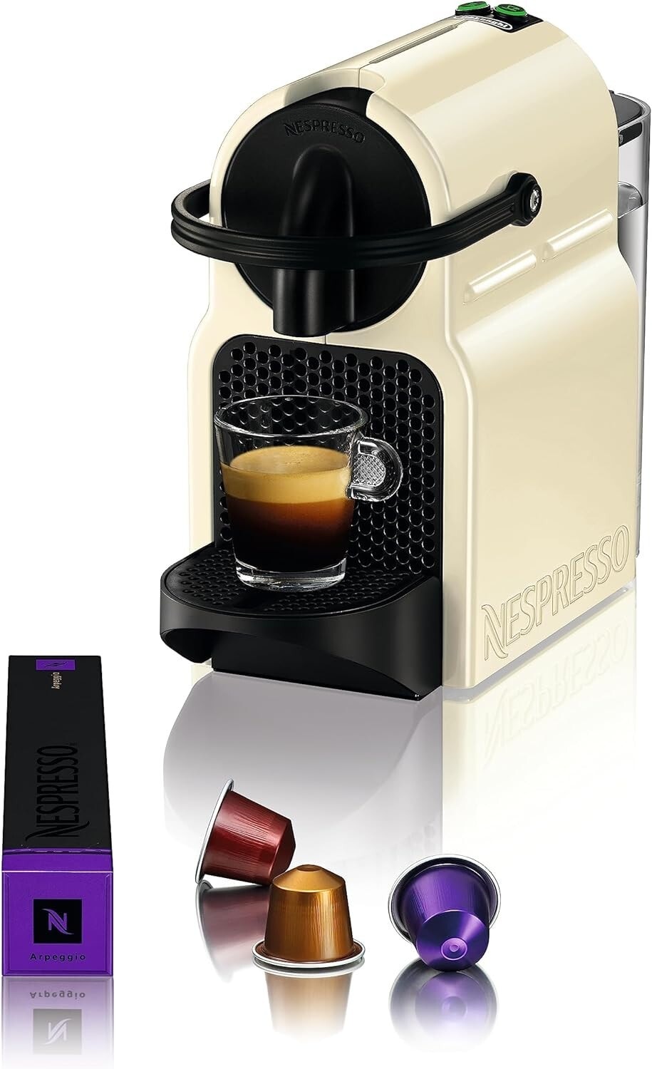 Nespresso Inissia Coffee Machine, Cream/Vanilla, BRAND NEW BOXED