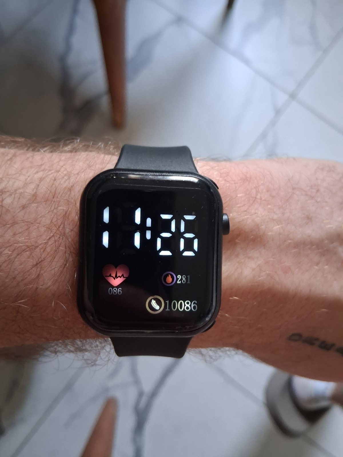 Smart Watch LED Flashlight Fitness Tracker for Men and Women