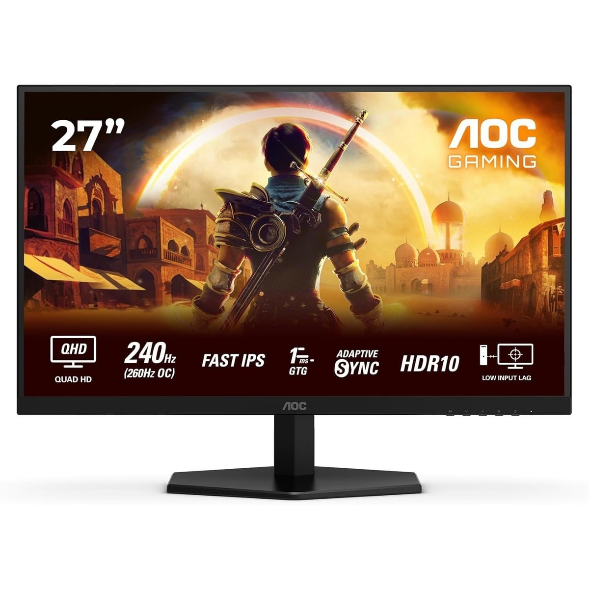 AOC AGON Q27G4ZE 27" Fast IPS QHD 240Hz 0.3ms Gaming Monitor Q27G42ZE