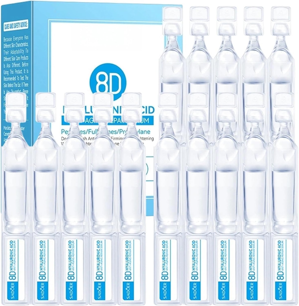 Hyaluronic Acid Microneedling Serum for Face, Ultra Hydrating Serum Hyaluronic