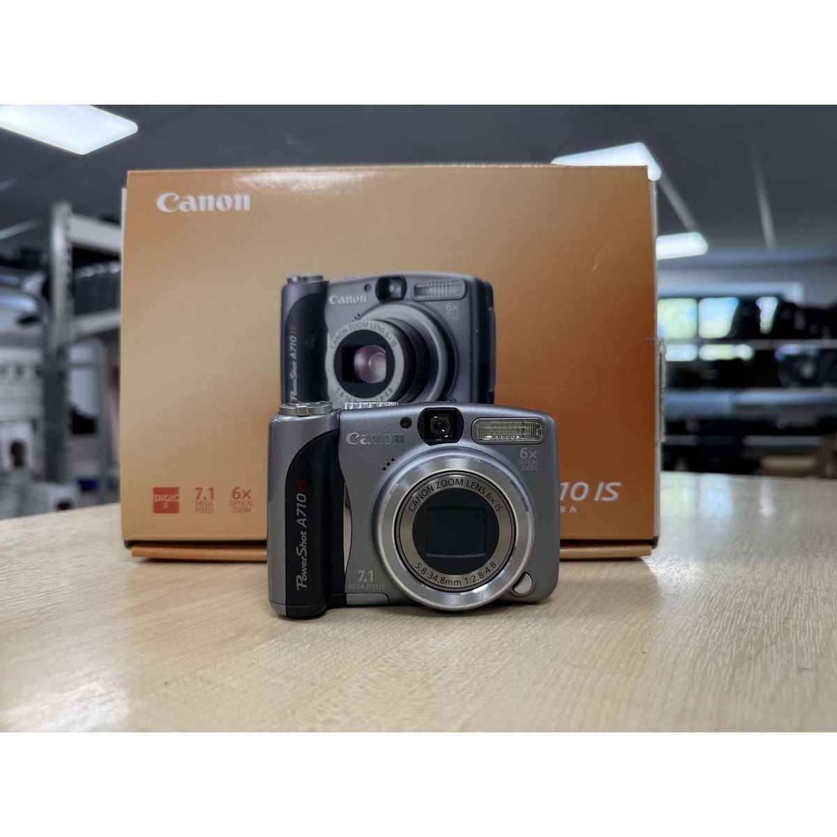 Used Canon Powershot A710is Digital Compact Camera - 3 Months Warranty