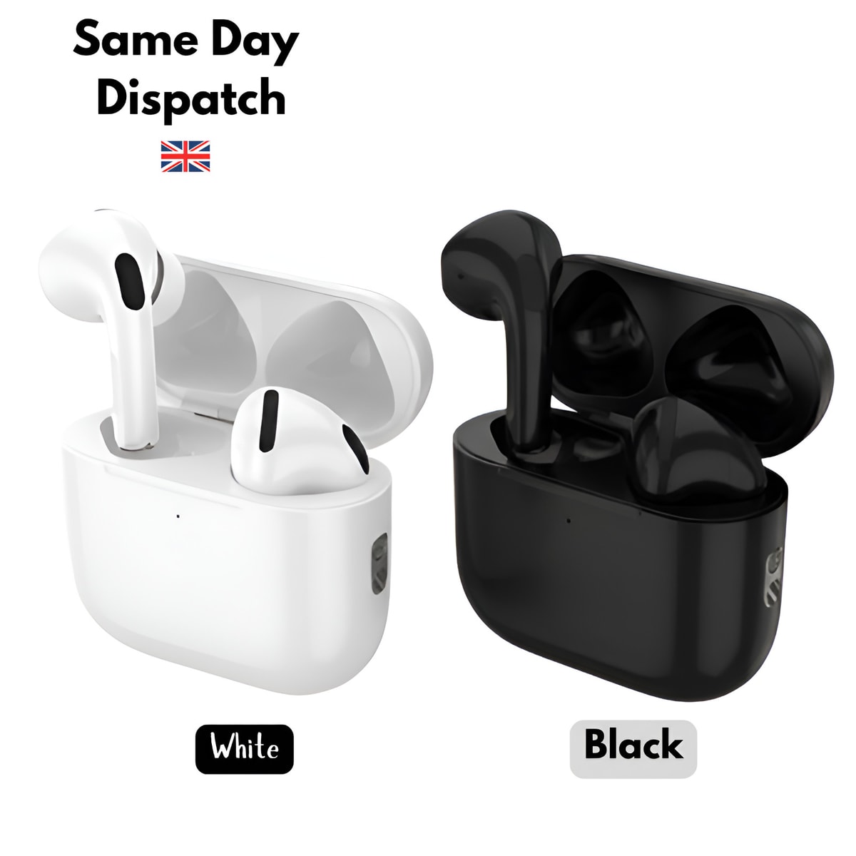 New Wireless Bluetooth Earbuds Headphones In Ear Earphones For All Devices UK.