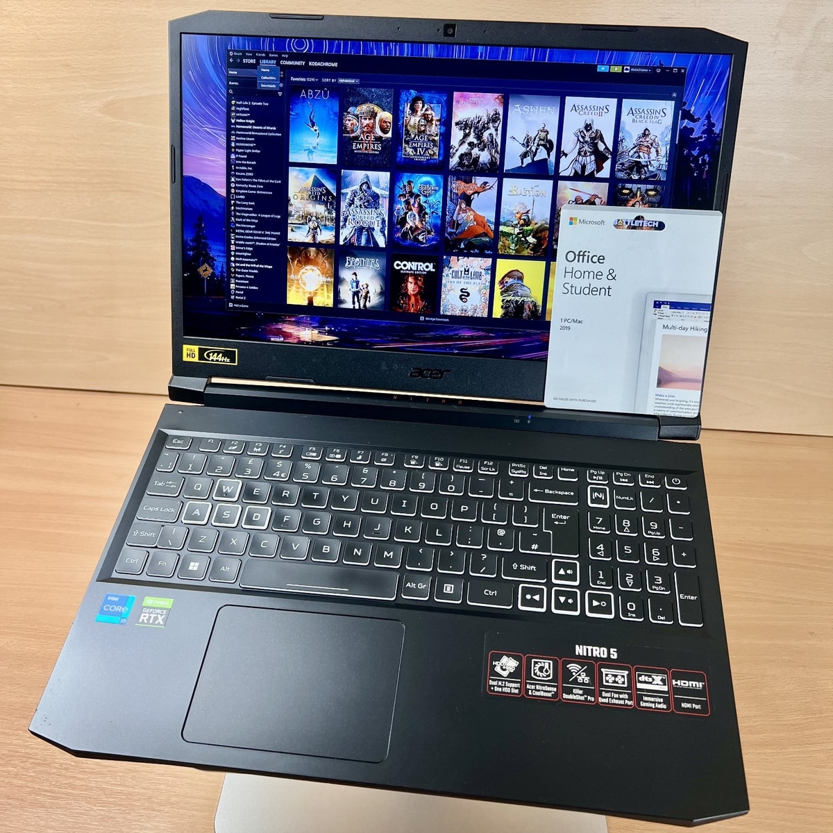 Acer Nitro V15 i7 NVIDIA GPU RTX 144Hz 16GB RAM 1TB SSD Gaming Laptop 15.6" FAST