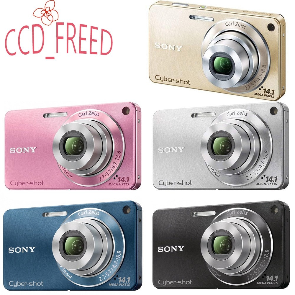 Sony Cyber-Shot DSC-W350 Digital Camera 14.1 MP 4x Optical Zoom with Accessories