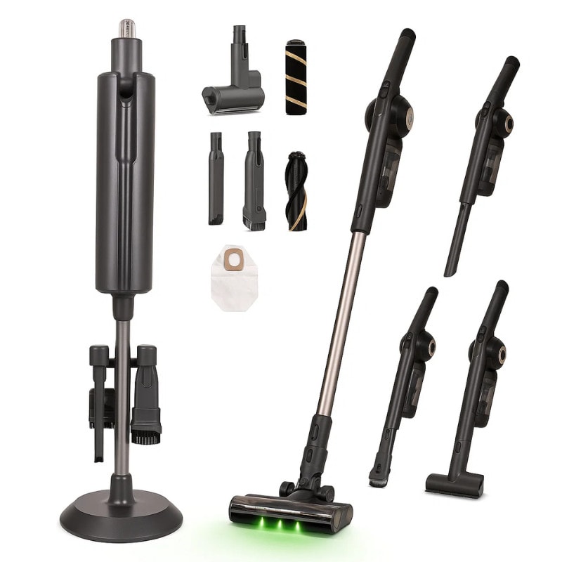 Cordless Handheld Stick Vacuum Cleaner Lightweight 18000pa Self-Emptying Upright