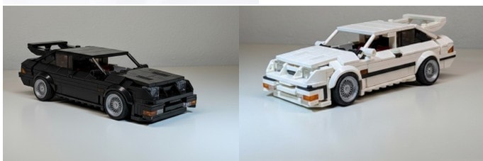 389PCS MOC RS500 Sierra Cosworth Building Blocks Speed Champions Sports Vehicle