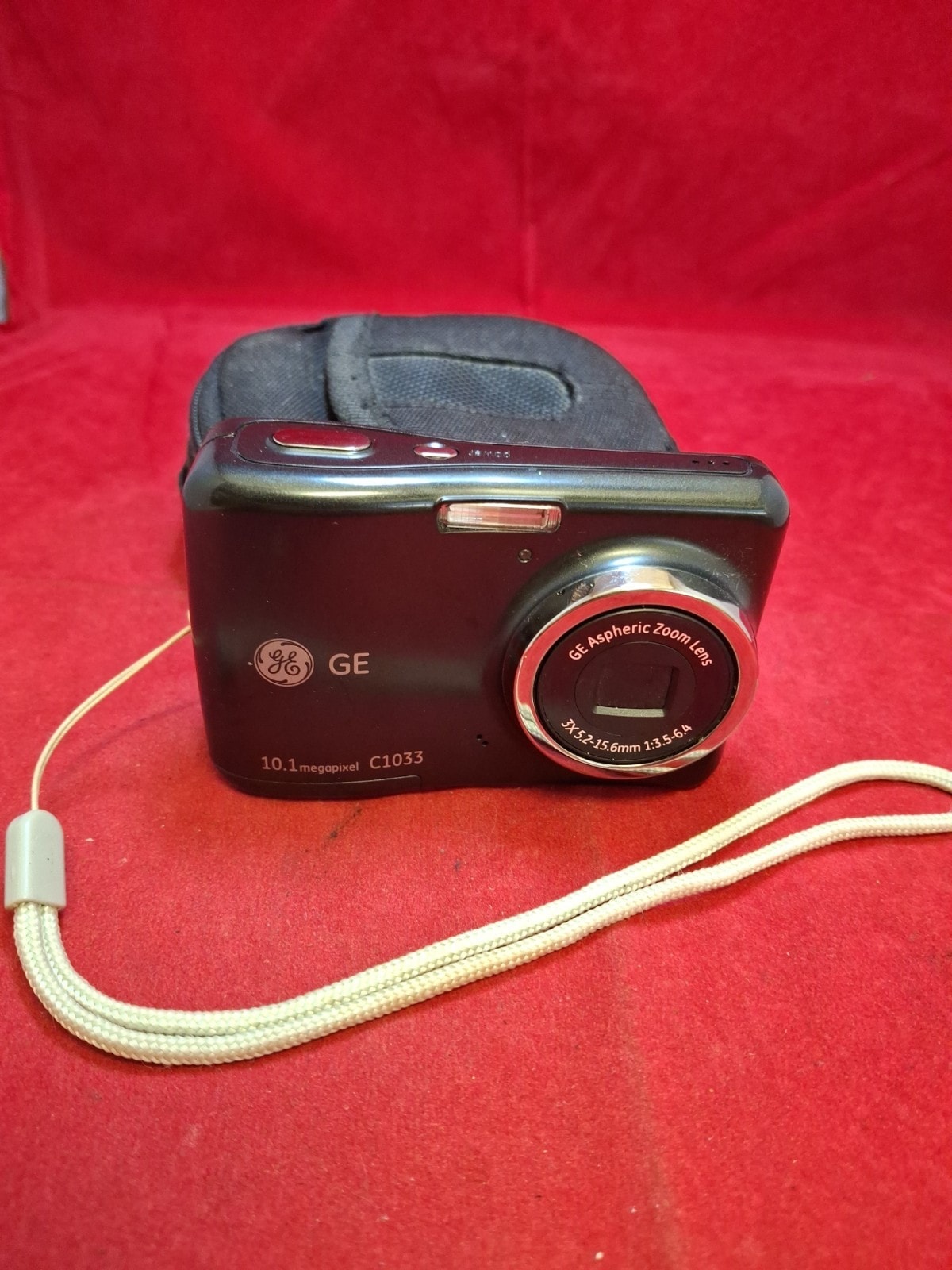 GE Digital Camera C1033 10.1MP General Electric Black Inc Sd Card E3