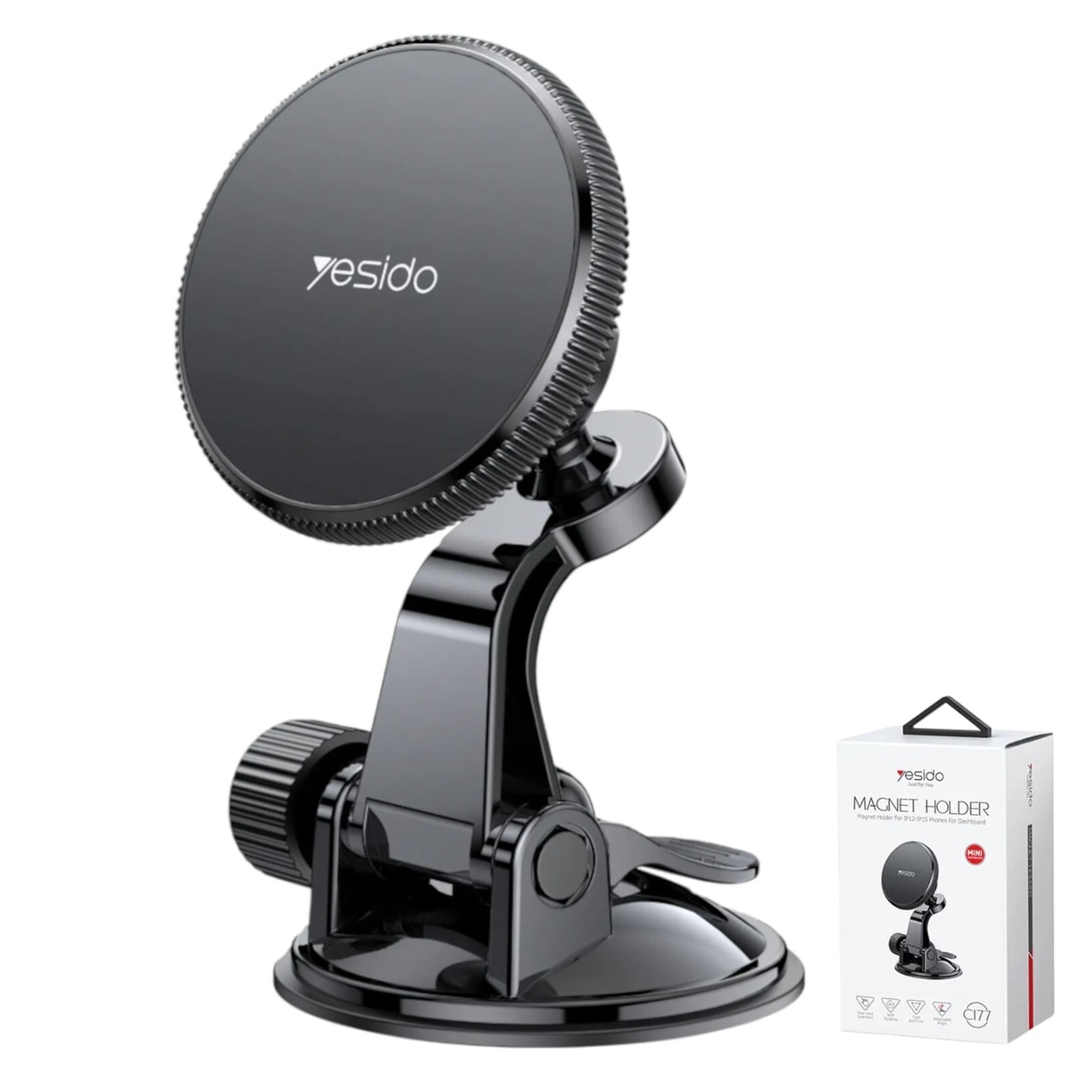 Universal Magnetic in Car Mobile Phone Holder Stand Dashboard 360 Accessories