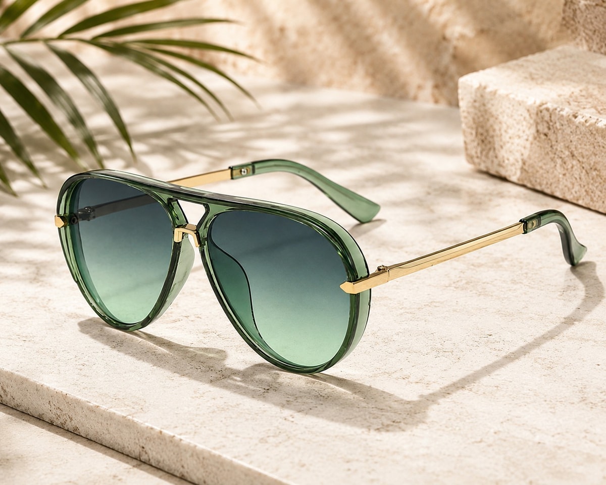 Oversized Sunglasses Women UV400 Fashion Designer Pilot Shades Eyewear