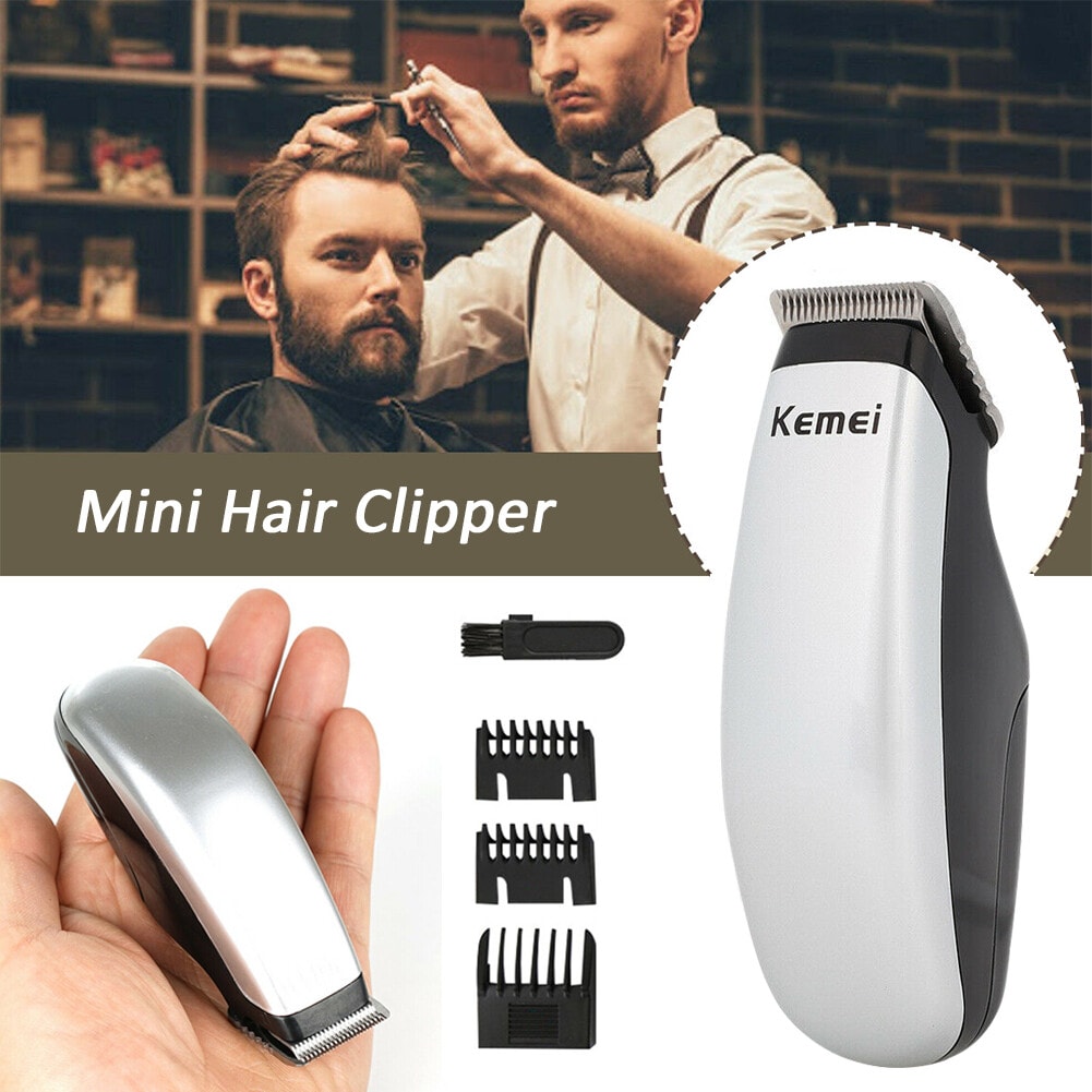 Mini Hair Clipper Men's Cordless Beard Body Hair Trimmer Shaver Cutter Portable